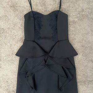 BCBGeneration Black Strapless Dress